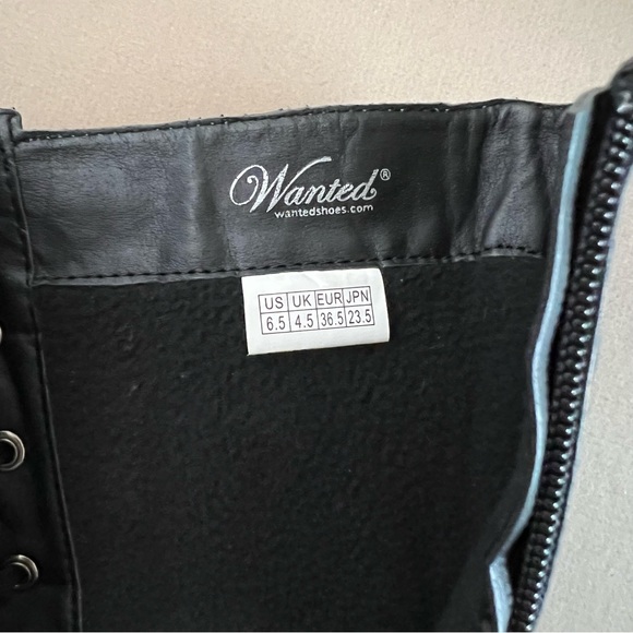 Black Moto Combat Boots - Picture 9 of 10